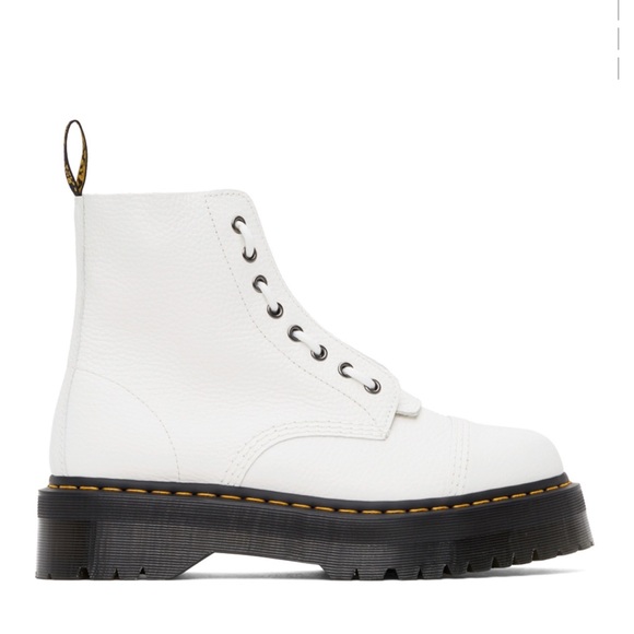 White zip sinclair boots - Picture 2 of 4